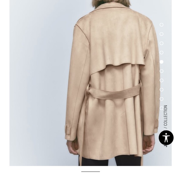 Zara faux suede jacket - Picture 7 of 8